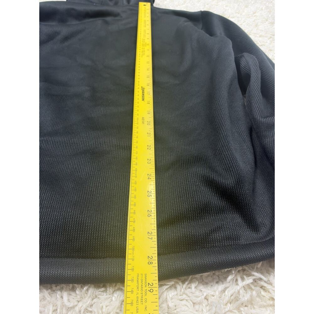 New Balance Fleece Lined Hoodie Jacket Mens XL Black Blue Full Zip Sweater Knit - Picture 8 of 10